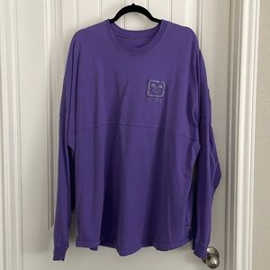 Spirit Jersey- Walt Disney World, purple glitter size XL